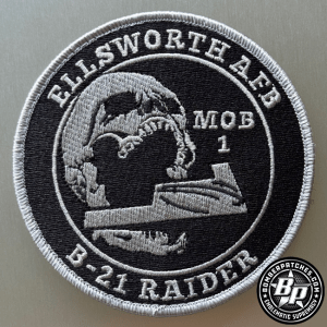 Ellsworth AFB, Main Operating Base, B-21 Raider, Embroidered Color
