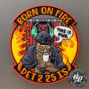 25th Intel Squadron, Det 2, Born on Fire PVC